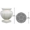 Design Toscano Palazzo dei Normanni Architectural Garden Urn: Each NE160078